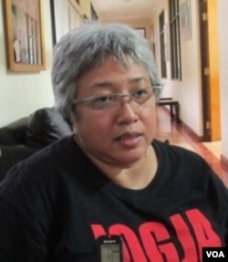 Koordinator Nasional JALA PRT, Lita Anggraini (Foto:VOA/Andylala).