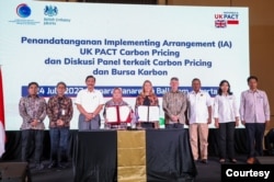 Menko Marves Luhut mengatakan Indonesia mempunyai potensi tempat penyimpanan karbon antara 10 hingga 400 Giga Ton CO2 di reservoir minyak dan gas bumi (Migas). (Humas Kedubes Inggris)