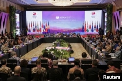 Pertemuan Menteri Luar Negeri KTT Asia Timur di Jakarta, 14 Juli 2023. (Foto: ADI WEDA/Pool via REUTERS)