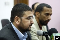 Sami Abu Zuhri, juru bicara Hamas, 17 Januari 2009. (Foto: AP)